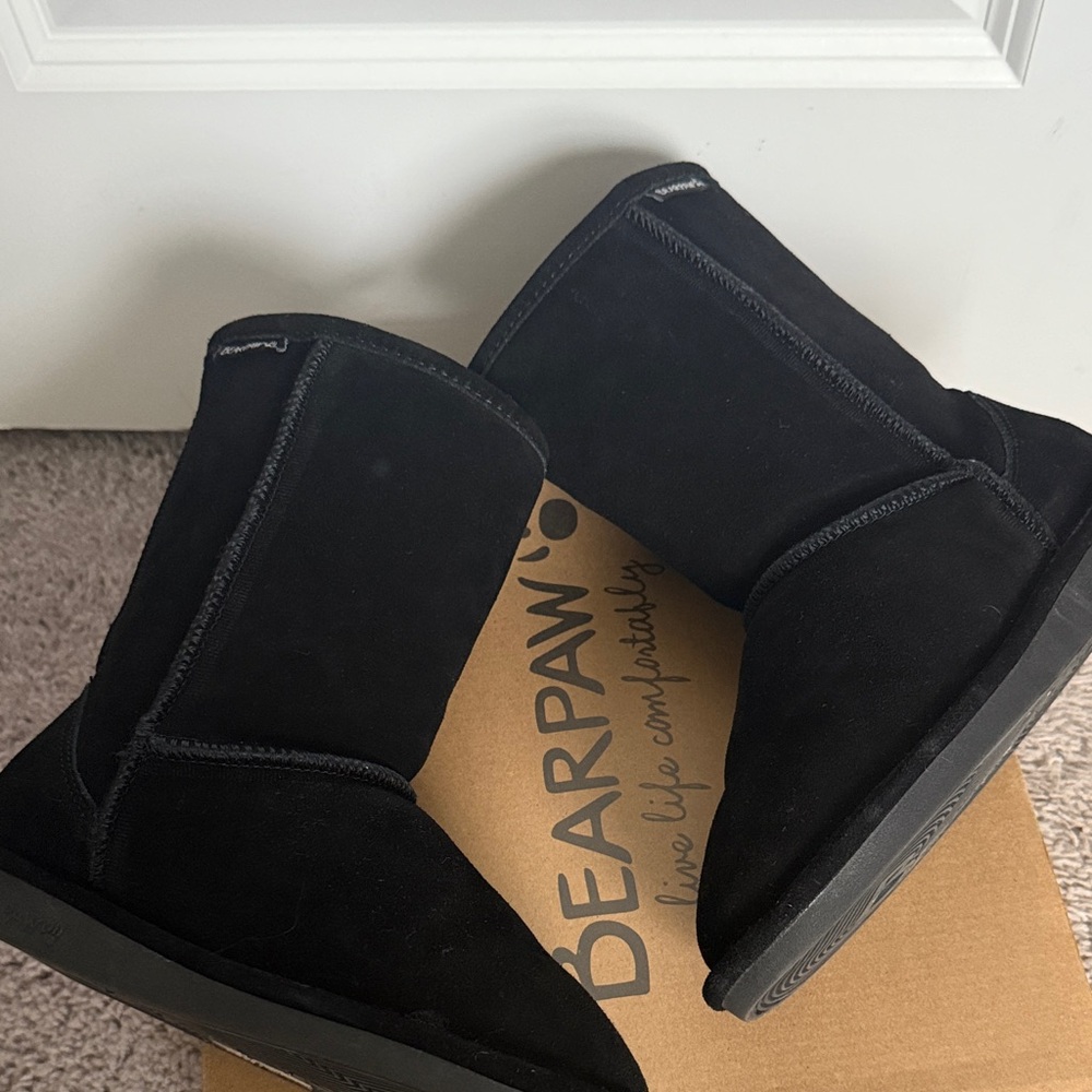 BearPaw Classic Black Boots
